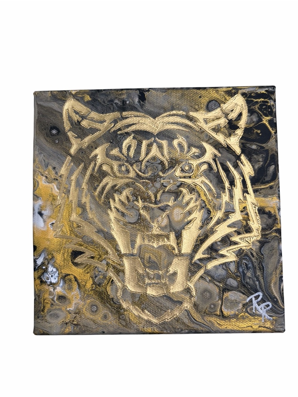 Original Tiger Acrylic Canvas - Home Art